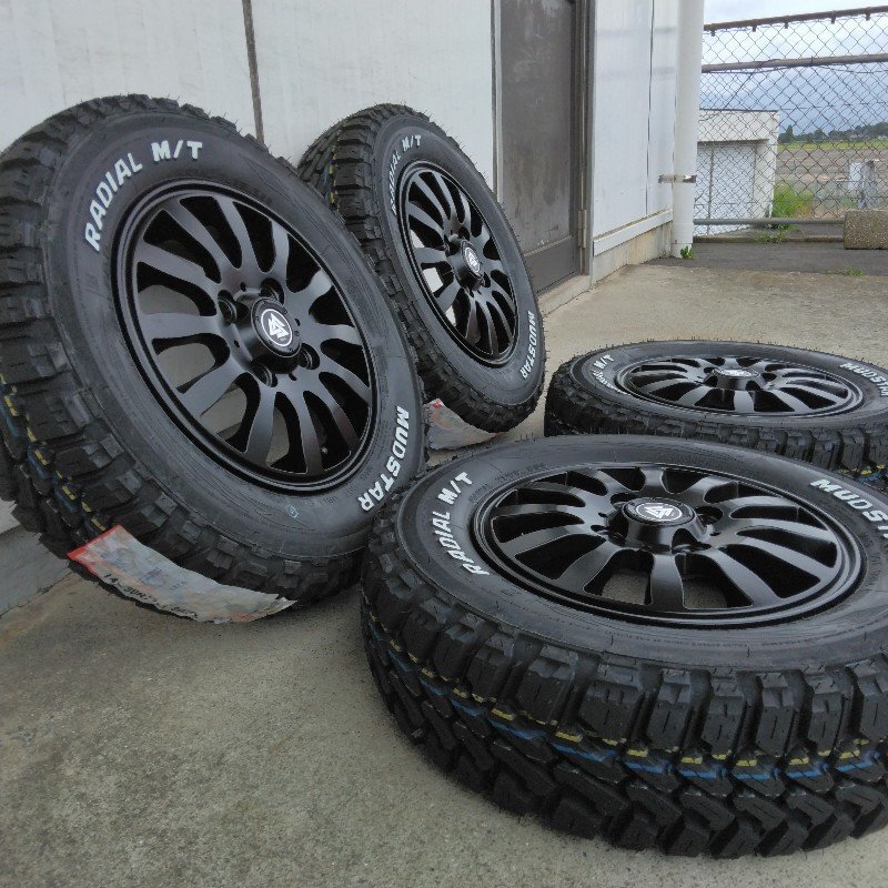 軽バン ハイゼットバン タイヤホイールセット マッドスター ラジアル MT 145/80R12 12インチ MUD-Xii拍卖