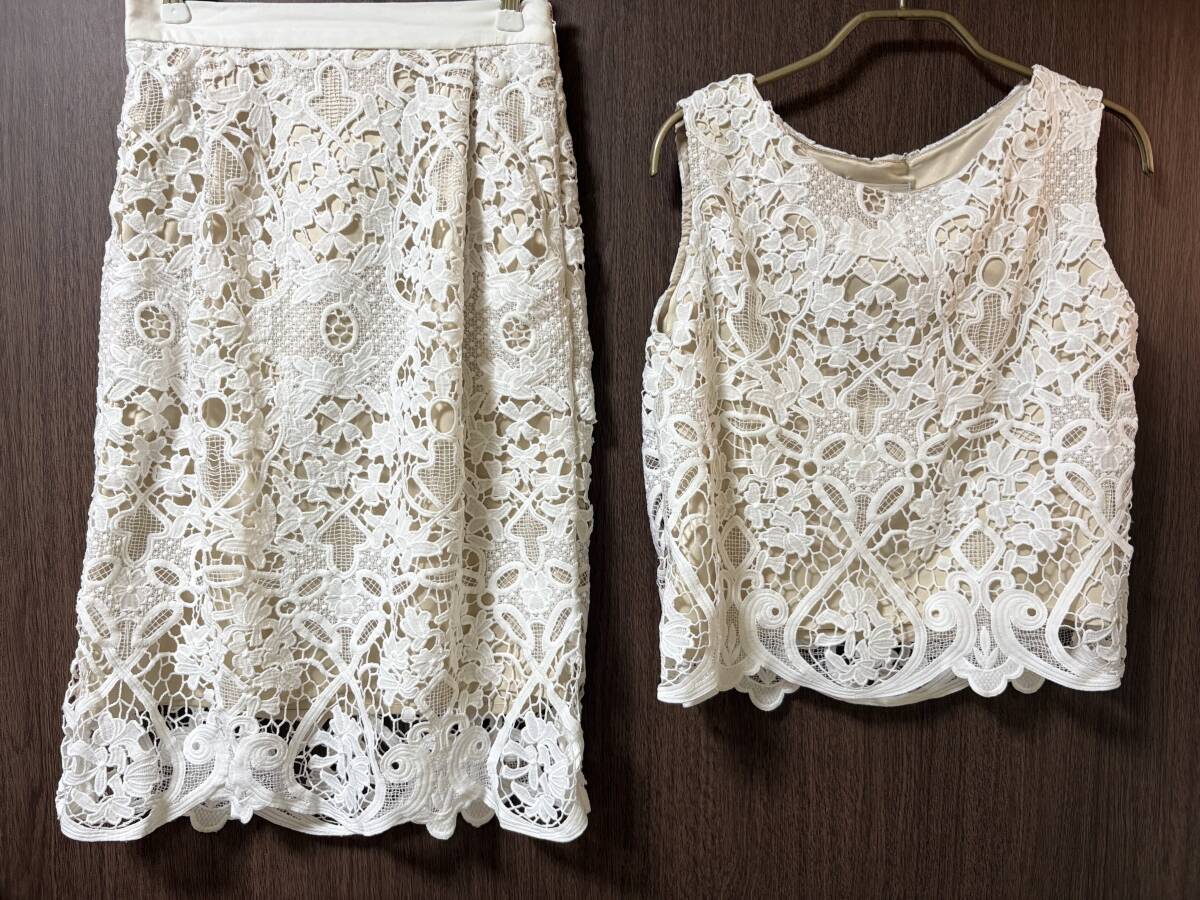 Maglie マーリエ レースセットアップ 避暑地日傘夏のデートに拍卖