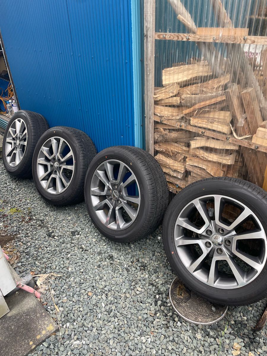 jeep コンパス タイヤホイール 4本セット 2025年製DUNLOPタイヤ 美品 拍卖