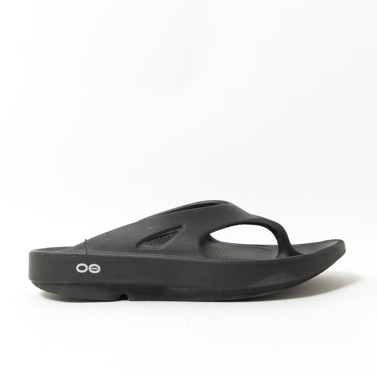 【1円スタート】OOFOS OORIGINAL ウーフォス ウーオリジナル リカバリー サンダル ブラック 黒 W7 24cm相当 レディース トングサンダル 靴拍卖