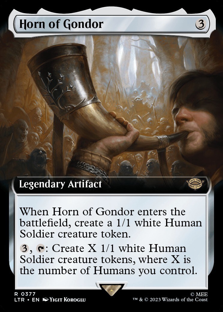 MTG_■拡張■(英語)ゴンドールの角笛/Horn of Gondor_無色_レア_LTR-377拍卖