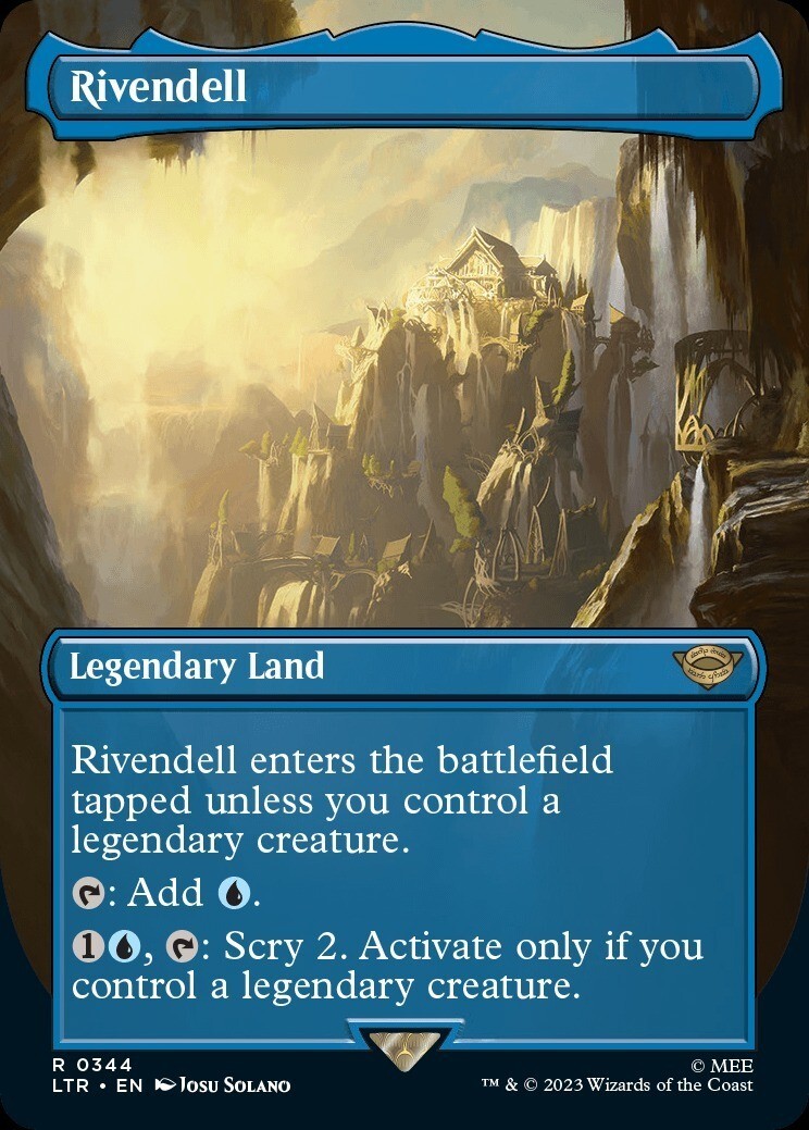 MTG_■ボーダーレス■(英語)裂け谷/Rivendell_土地_レア_LTR-344拍卖