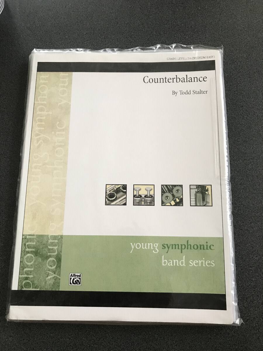 ◆◇吹奏楽譜(スコア) Counterbalance カウンターバランス byTodd Stalter【Alfred】 総譜&パート譜セット◇◆拍卖
