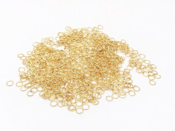 丸カン5mm ゴールド 20g 約400個拍卖