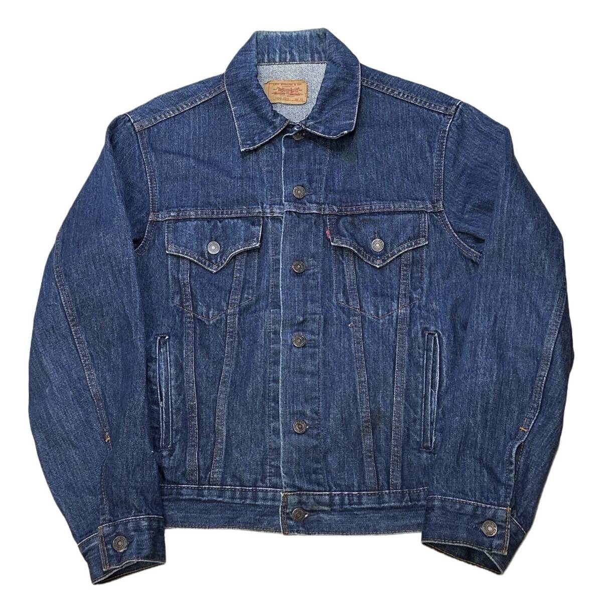 移行期? 縦落ちデニム【ビンテージ 80s Levis リーバイス 70506 0216 デニム ジャケット ジージャン カナダ製】アメリカ 70505 70s サード拍卖