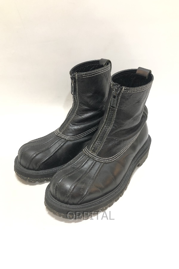 経堂) アンダーカバー UNDERCOVER センタージップ ダックブーツ サイズM 約26~26.5cm ブラック N6F02 アンダーカバーイズム拍卖