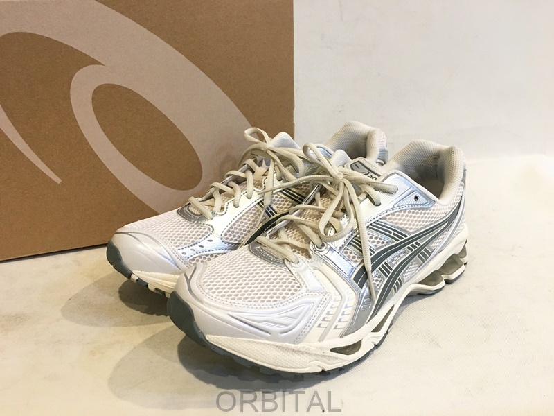 二子玉) ASICS アシックス GEL-KAYANO 14 ゲルカヤノ Birch/Dark Pewter 1201A019 29cm 定価19,800円拍卖