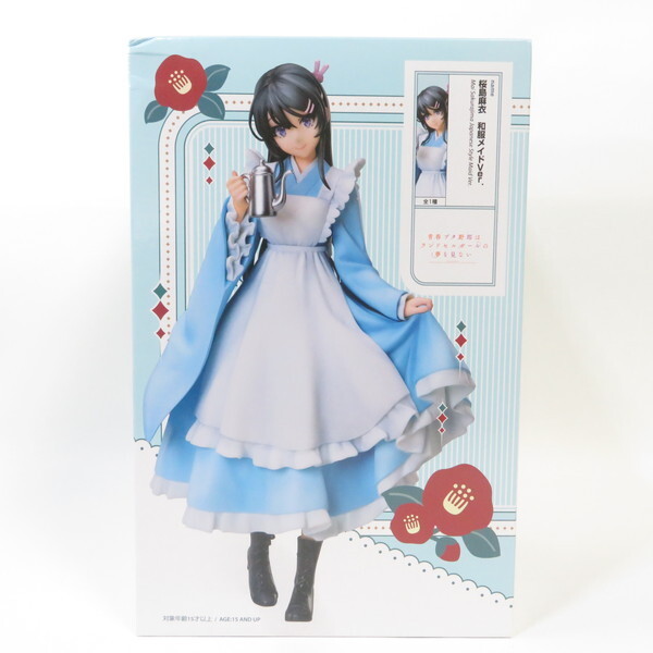 中古 未開封品 1/7スケールフィギュア 青春ブタ野郎はランドセルガールの夢を見ない 桜島麻衣 和服メイドVer. elcoco/エルココ拍卖