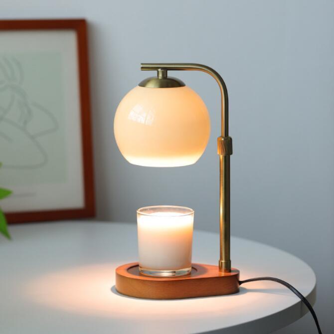 人気品キャンドルウォーマー 灯おしゃれ無段階調光タイマー機能 スタンドライト 照明 ライト 卓上 寝室 北欧 溶かす インテリア プレゼント拍卖
