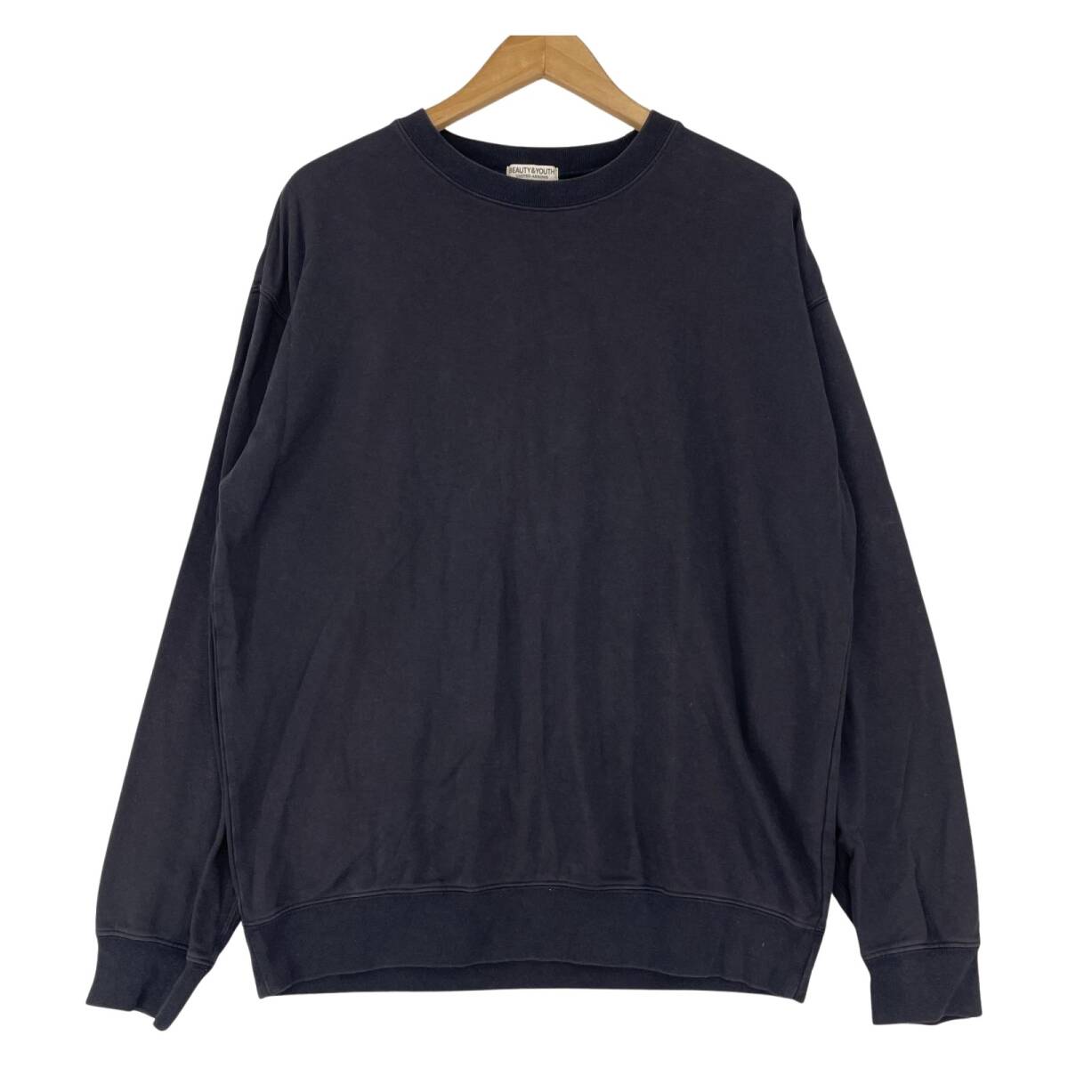 BEAUTY&YOUTH UNITED ARROWS ビューティーアンドユースユナイテッドアローズ 長袖Tシャツ sizeS/ネイビー拍卖