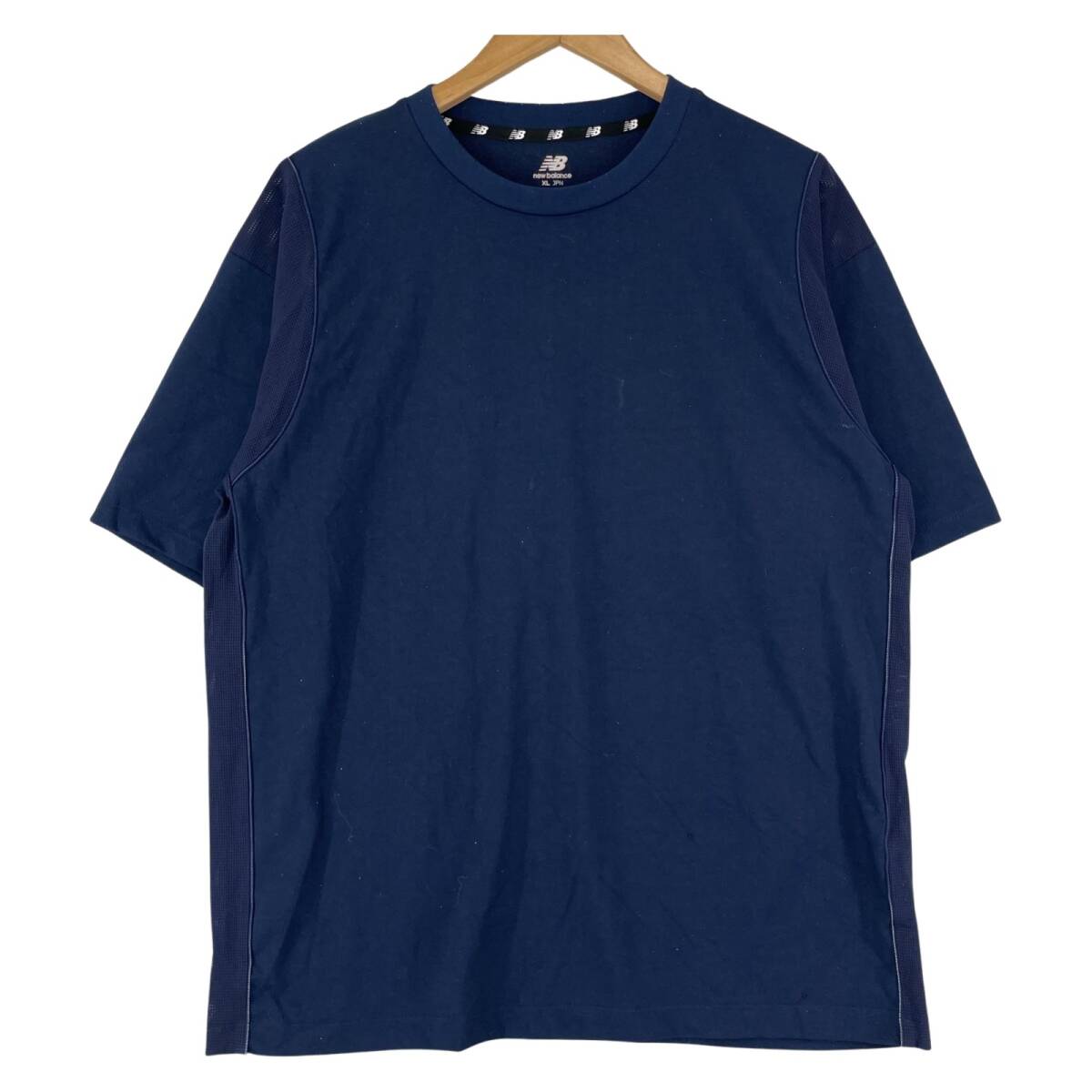 New Balance ニューバランス 半袖Tシャツ sizeXL/ネイビー ゆうパケットOK拍卖