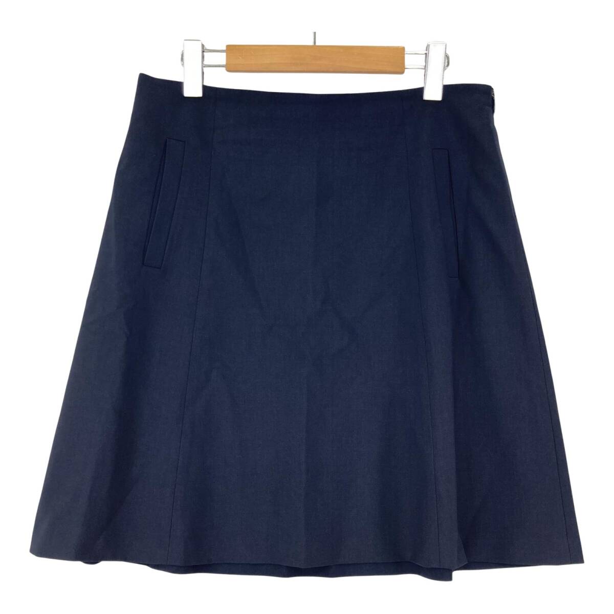 theory セオリー Aライン ミニスカート size10/ネイビー ゆうパケットOK拍卖