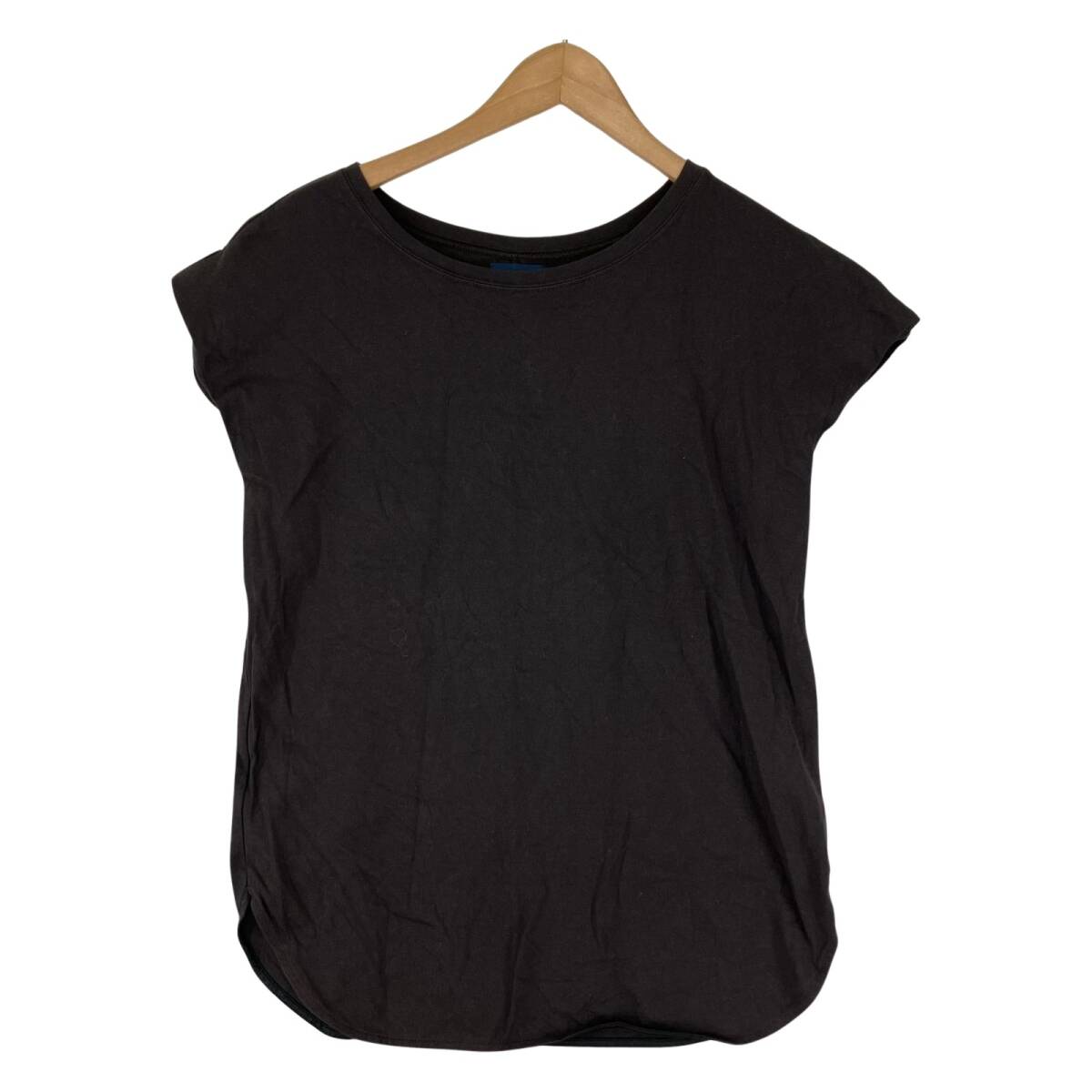 SHIPS シップス フレンチスリーブ カットソー size表記なし/ブラック ゆうパケットOK拍卖
