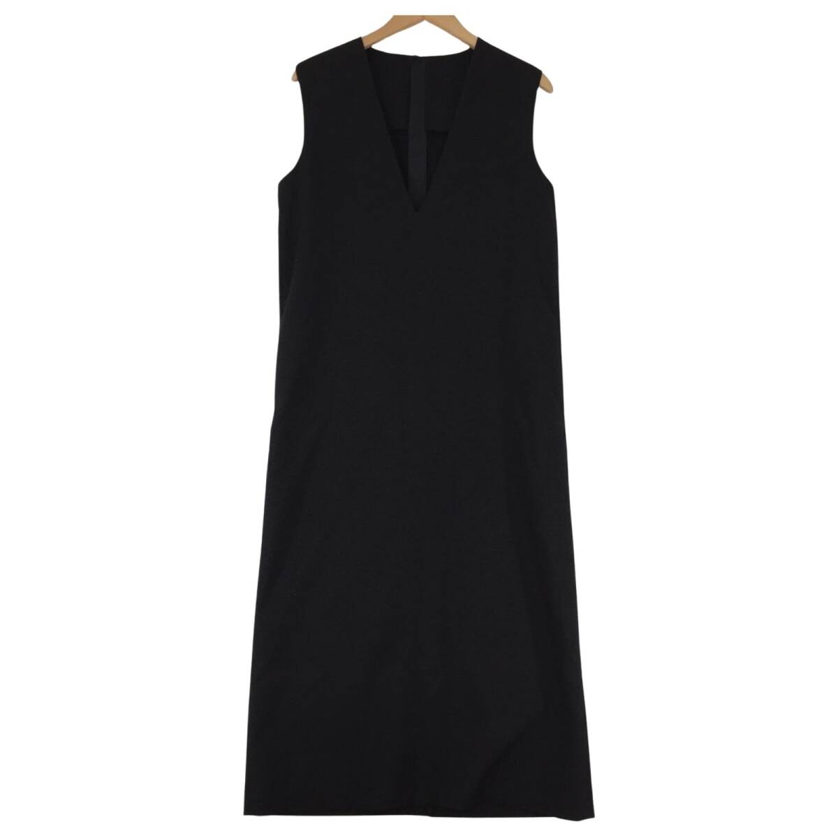 Mila Owen ミラ オーウェン 09WF023104 8 Vネック ノースリーブ ワンピース size0/ブラック拍卖