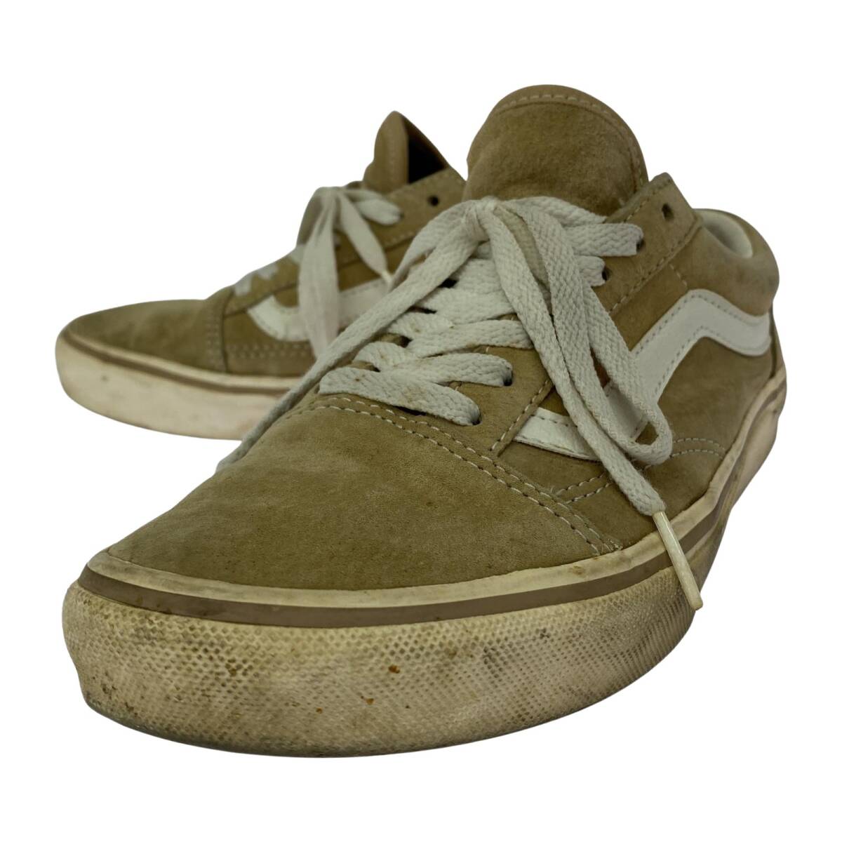VANS バンズ ローカット スニーカー size24/ベージュ拍卖