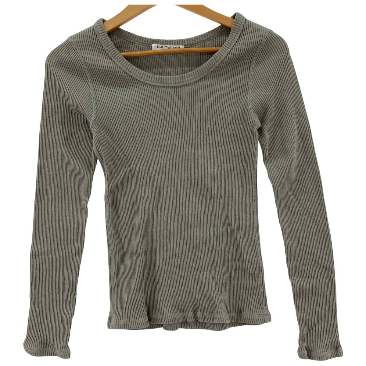BEAUTY & YOUTH ビューティ&ユース ユナイテッドアローズ リブ カットソー size表記なし/グレー系拍卖