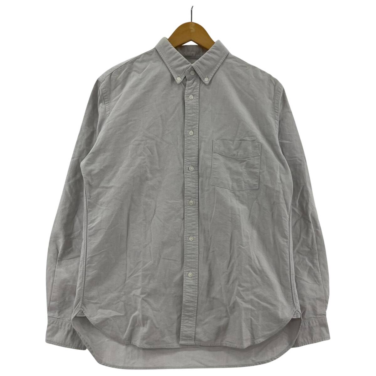 ROSSO ロッソ ダウンボタン 長袖シャツ sizeM/アイスグレー拍卖