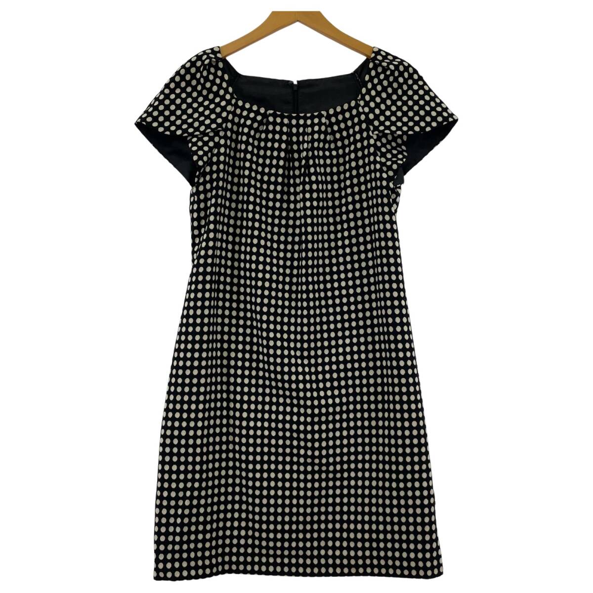 KUMIKYOKU 組曲 ドット ワンピース sizeS3/ブラック×ホワイト ゆうパケットOK拍卖