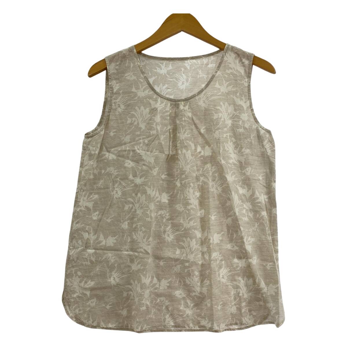 J.PRESS ジェイプレス ノースリーブ カットソー size11/ベージュ ゆうパケットOK拍卖