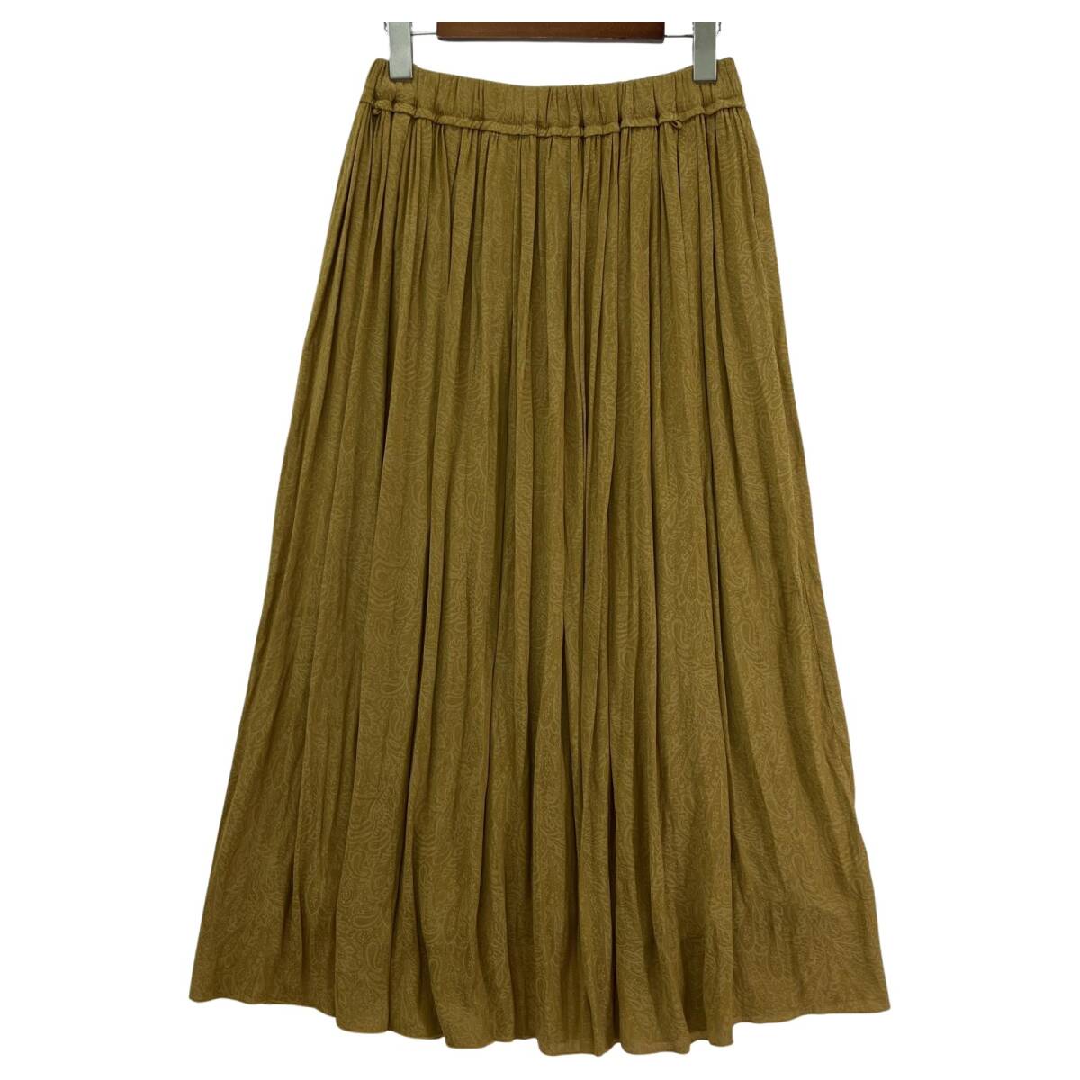 Bou Jeloud ブージュルード 総柄 ロング スカート sizeFREE/イエロー系拍卖