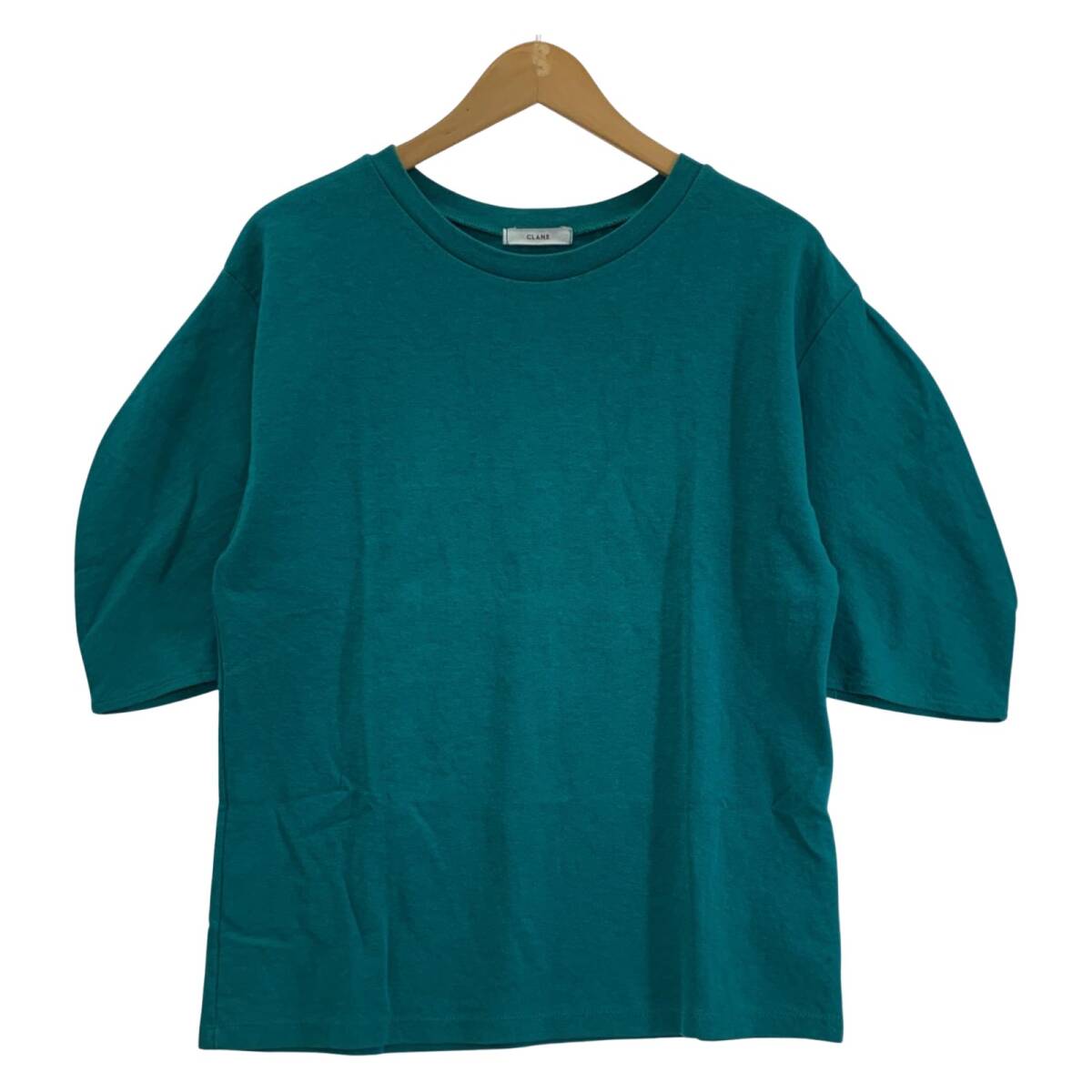 CLANE クラネ ボートネック カットソー sizeF/グリーン拍卖