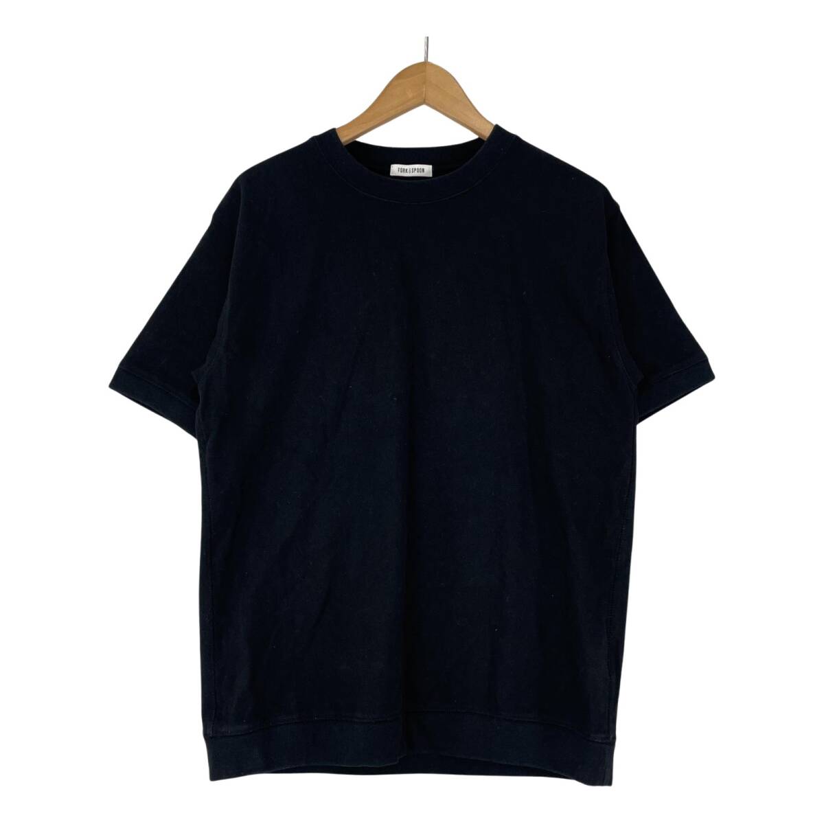 FORK&SPOON フォークアンドスプーン 半袖Tシャツ size4/ブラック拍卖