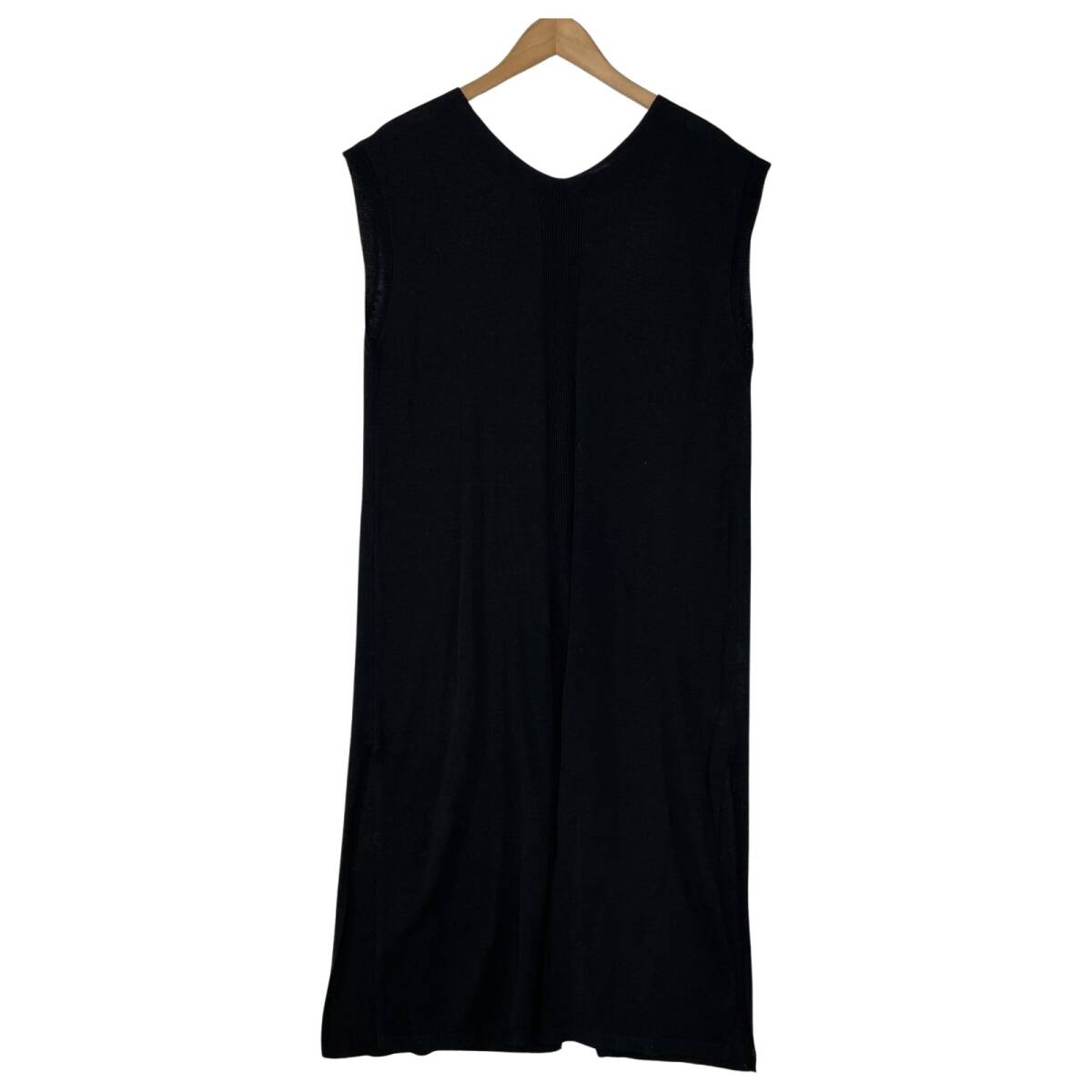 AZUL by moussy アズールバイマウジー バックボタン ニット ワンピース sizeS/ブラック拍卖