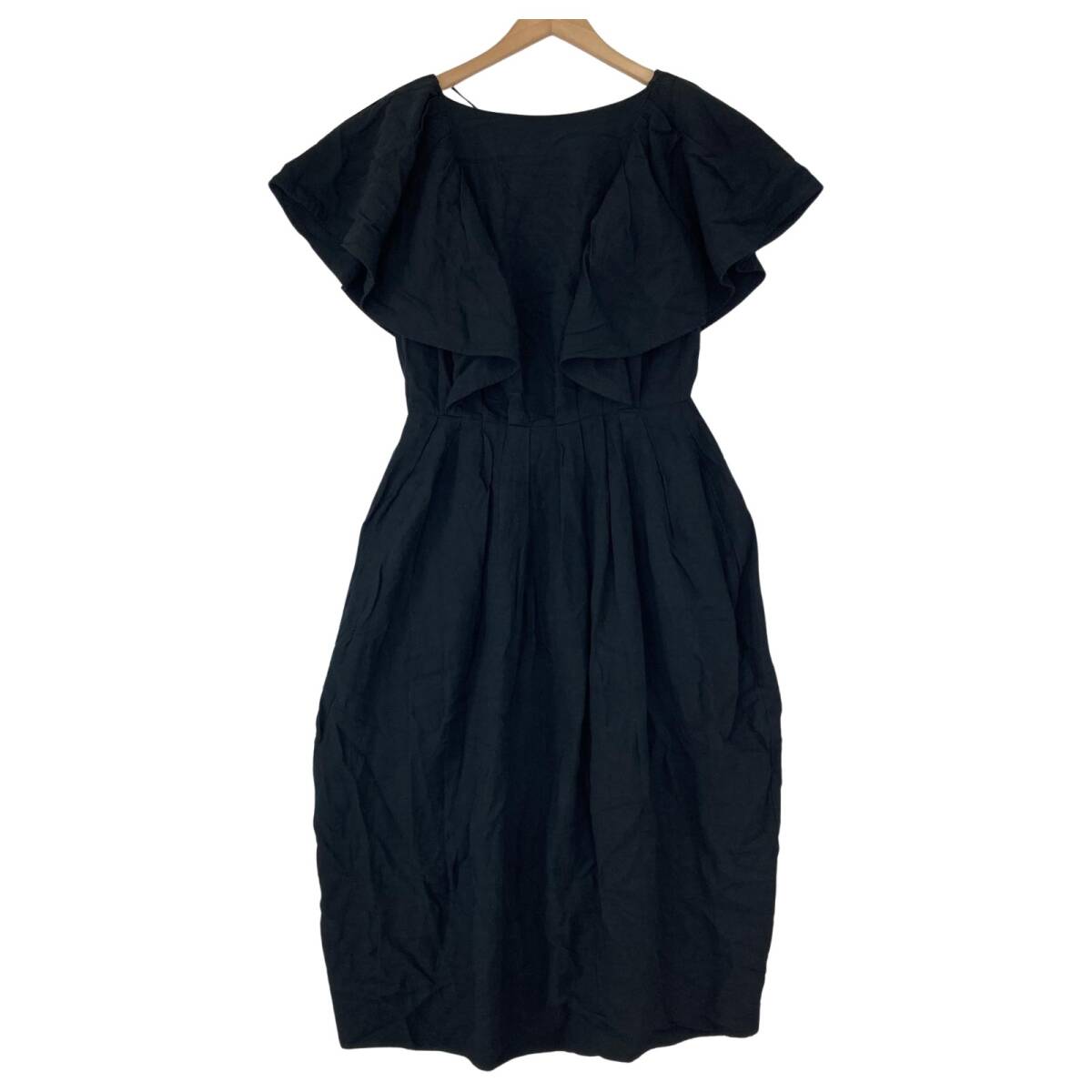 Mila Owen ミラオーウェン フリル ワンピース size1/ブラック拍卖