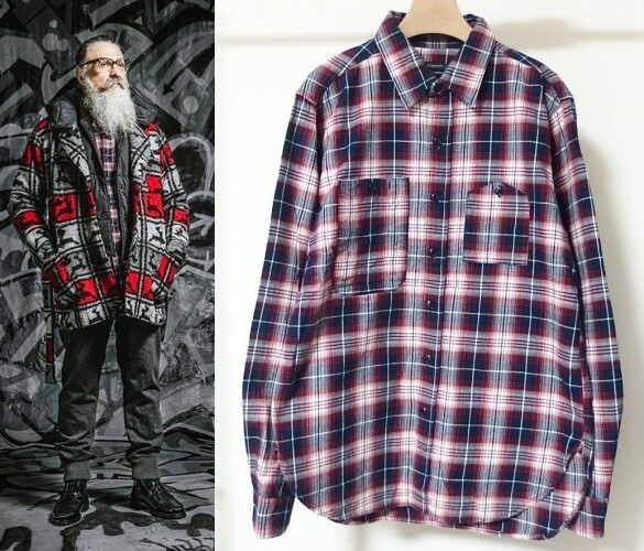 Engineered Garments エンジニアードガーメンツ Work Shirt Plaid Flannel チェック ワーク シャツM拍卖