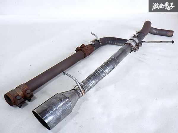 ★製作用・加工用★ 社外 EG6 シビック B16A レース用 ステンレス ストレート マフラー リアピース 中間パイプ 素材 部品 即納 棚K-3拍卖