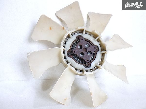 ★当時物★ マツダ 純正 SA22C サバンナ RX-7 前期 ノーマル ラジエーター カップリングファン クーリングファン 8枚羽 即納 棚I-2拍卖