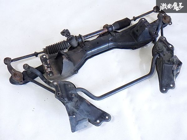 ★実動外し★ トヨタ 純正 AE86 レビン トレノ 4A-GE 4AG ノーマル フロント メンバー ステアリング ラック ギアボックス 即納 棚E拍卖