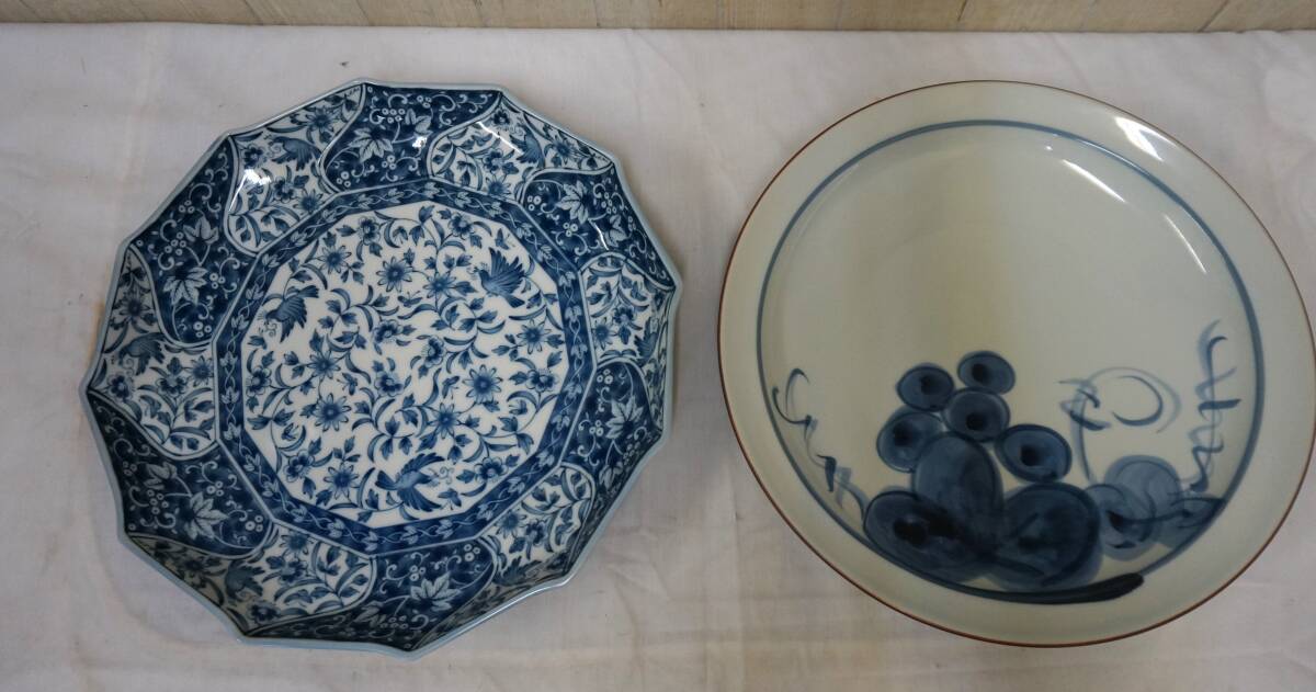 中古品☆大皿☆食器☆陶器☆2点セット売り☆507S4-J17684拍卖