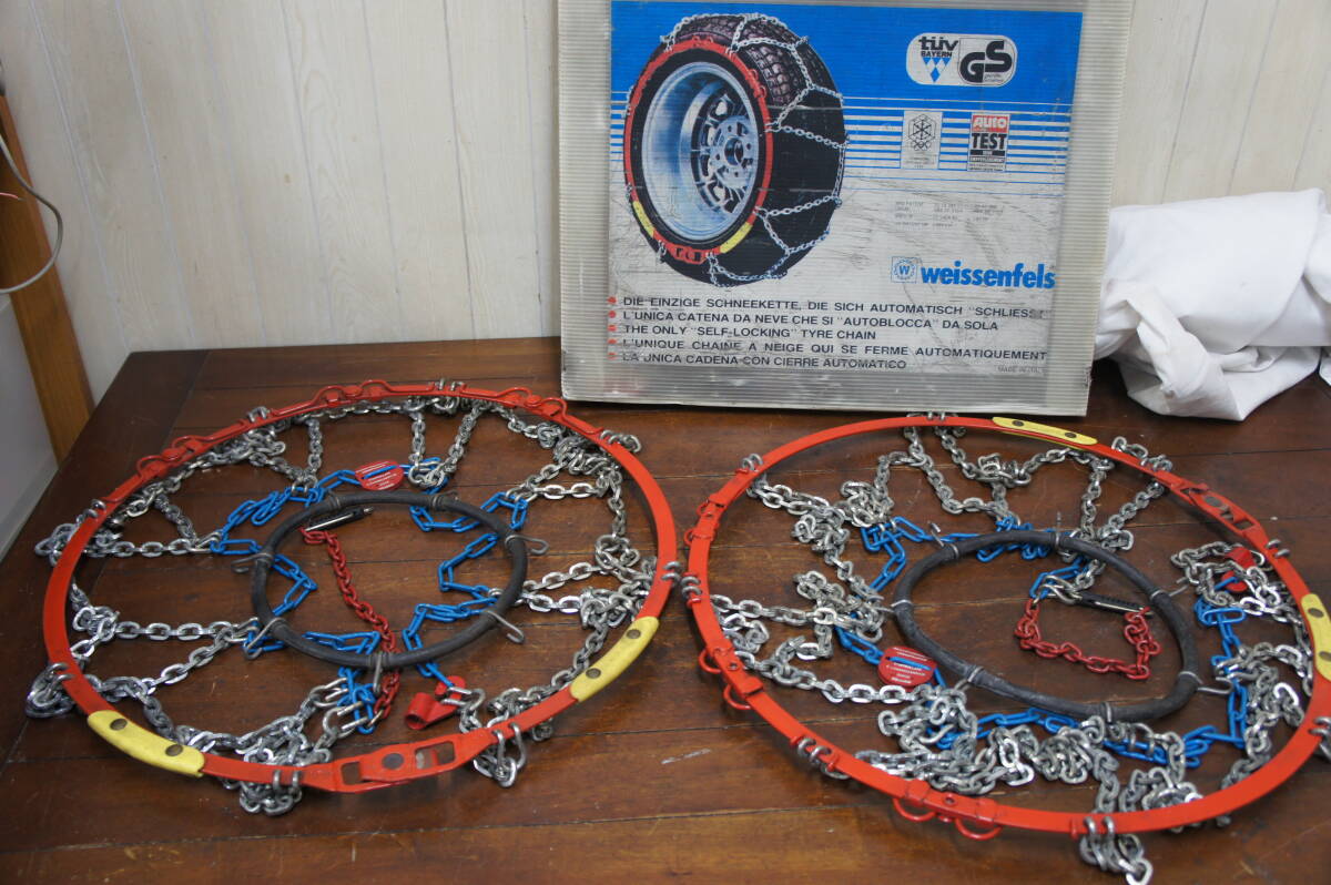 中古品☆weissenfels☆CLIK☆CLAK☆タイヤチェーン☆507S4-E17503拍卖