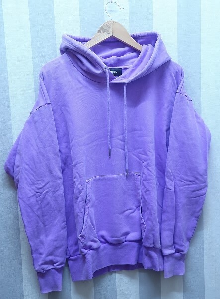 at2892/ディーゼル S-ALBY-FLUO オーバーダイスウェットパーカー DIESEL 拍卖