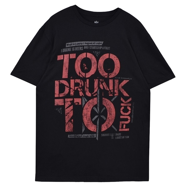 DEAD KENNEDYS デッドケネディーズ Too Drunk Tシャツ Mサイズ オフィシャル拍卖