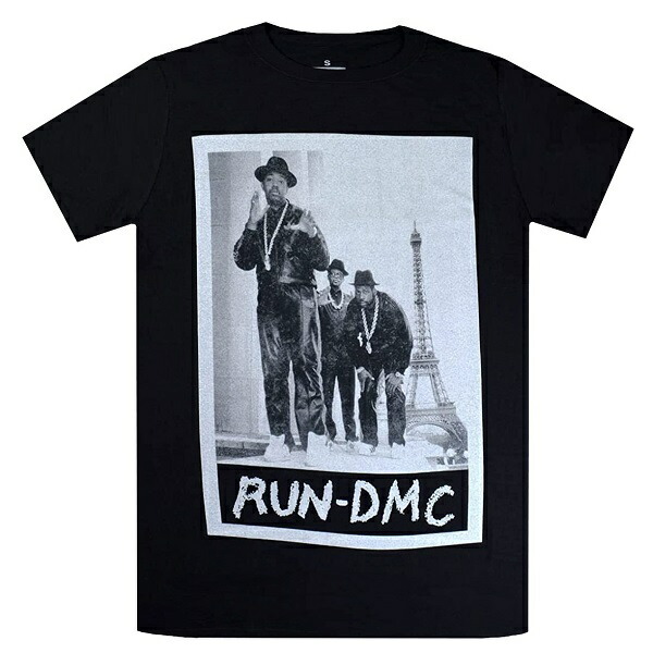 RUN DMC ランディーエムシー Paris Photo Tシャツ Mサイズ オフィシャル拍卖