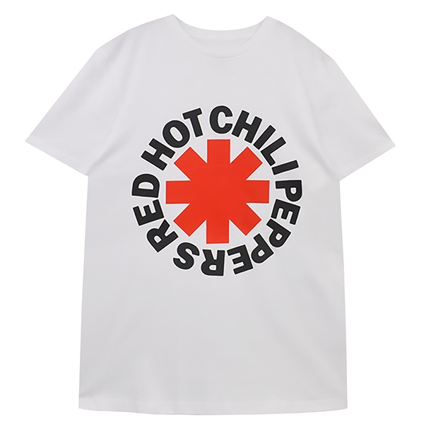 RED HOT CHILI PEPPERS レッドホットチリペッパーズ Asterisk Logo Tシャツ WHITE Lサイズ オフィシャル拍卖