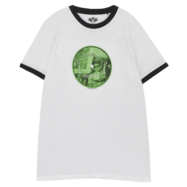 BEASTIE BOYS ビースティボーイズ Record Label トリム Tシャツ Lサイズ オフィシャル拍卖
