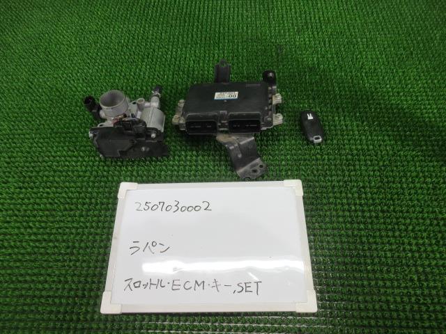 スズキ ラパン DBA-HE22S スロットルボディ・エンジンコンピューター・キーセット ショコラX 501594拍卖