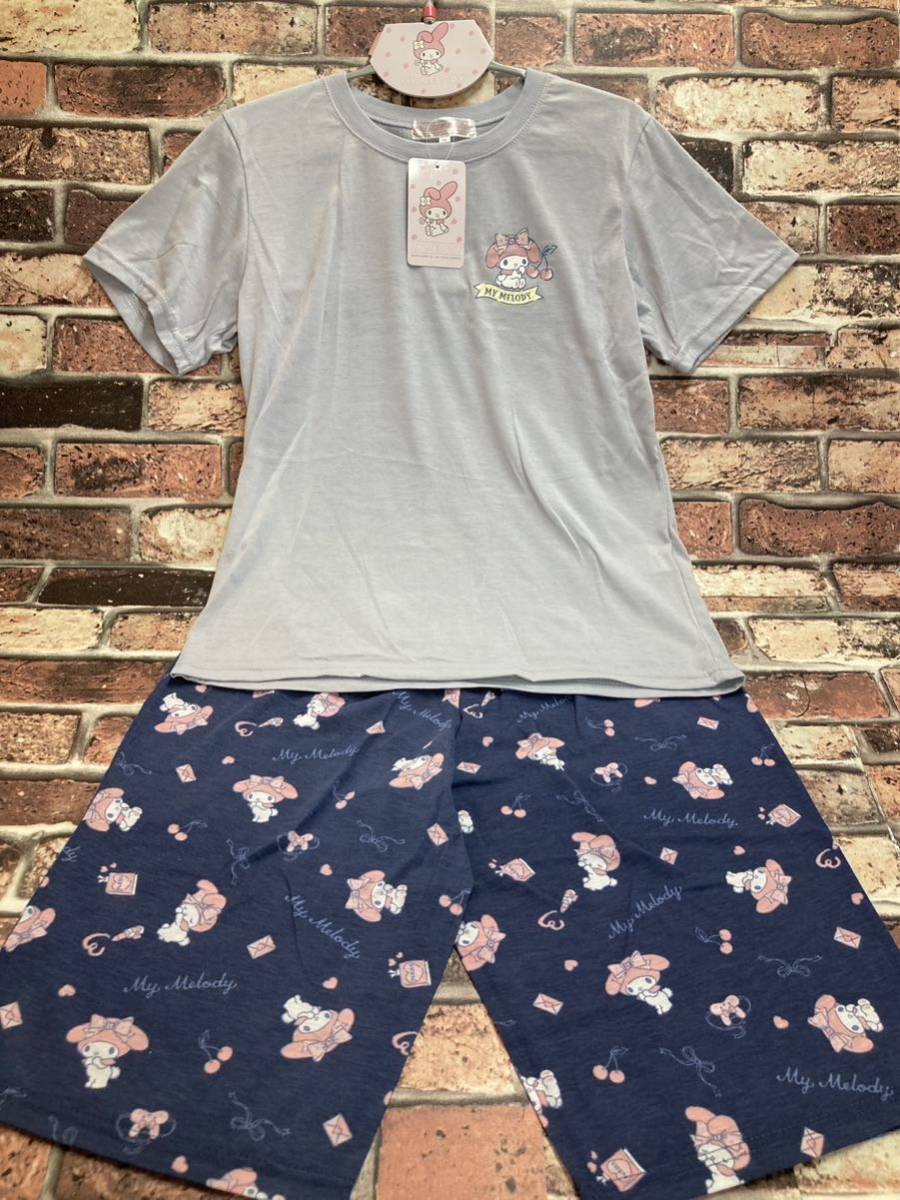 【サンリオ】マイメロレディース 半袖半ズボン上下セット1組3850円が拍卖