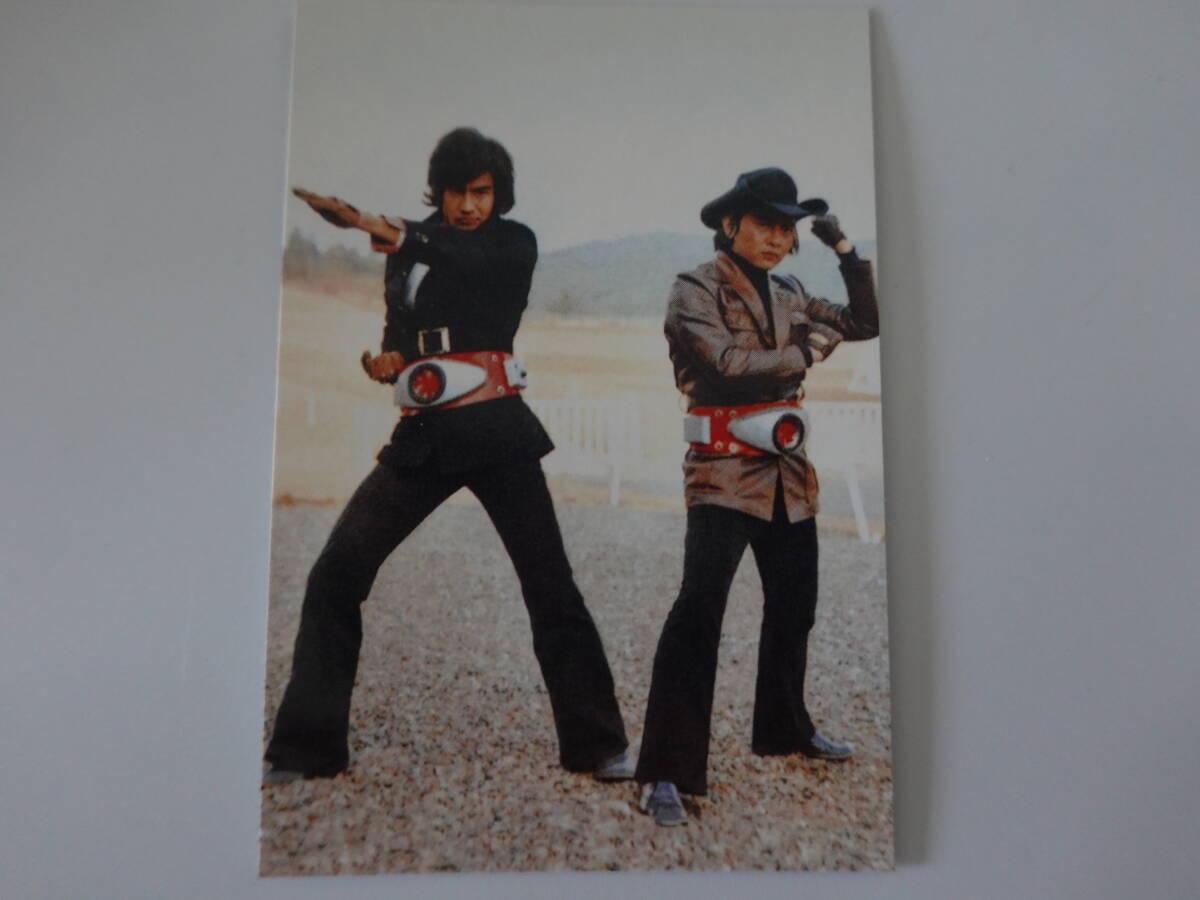 458.本郷と一文字の変身 2003カルビー 仮面ライダーチップス 仮面ライダーカード拍卖