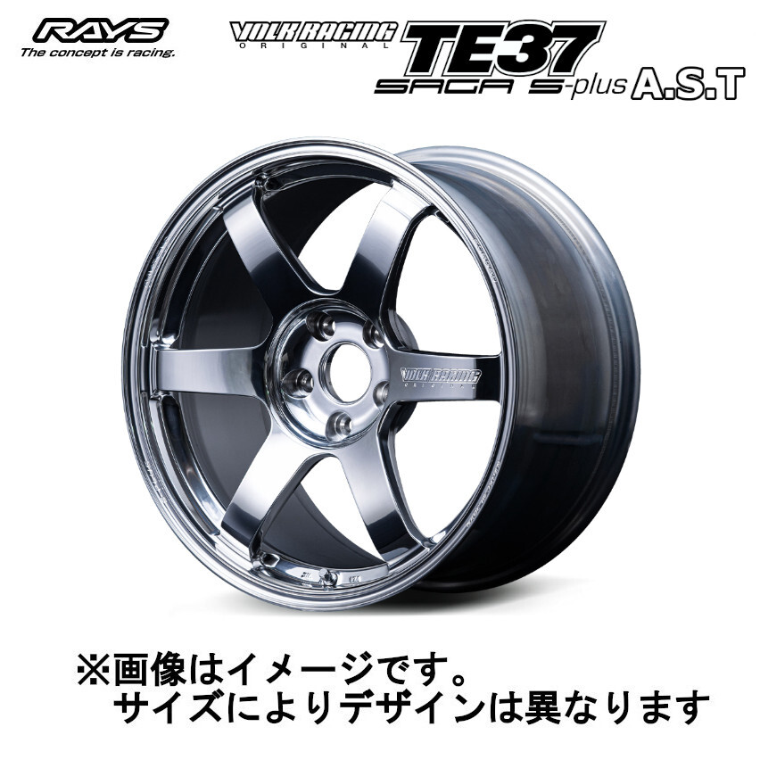 レイズ ボルクレーシング TE37 SAGA サーガ S-plus SPLUS Sプラス A.S.T 5/114.3 19x8.5J +42 クリスタルバフ (CB) 02309854295CB拍卖