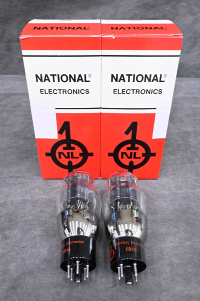 CD2759 マニア収集品 ビンテージ 長期保管品 ナショナル 真空管 6B4G 2本セット拍卖
