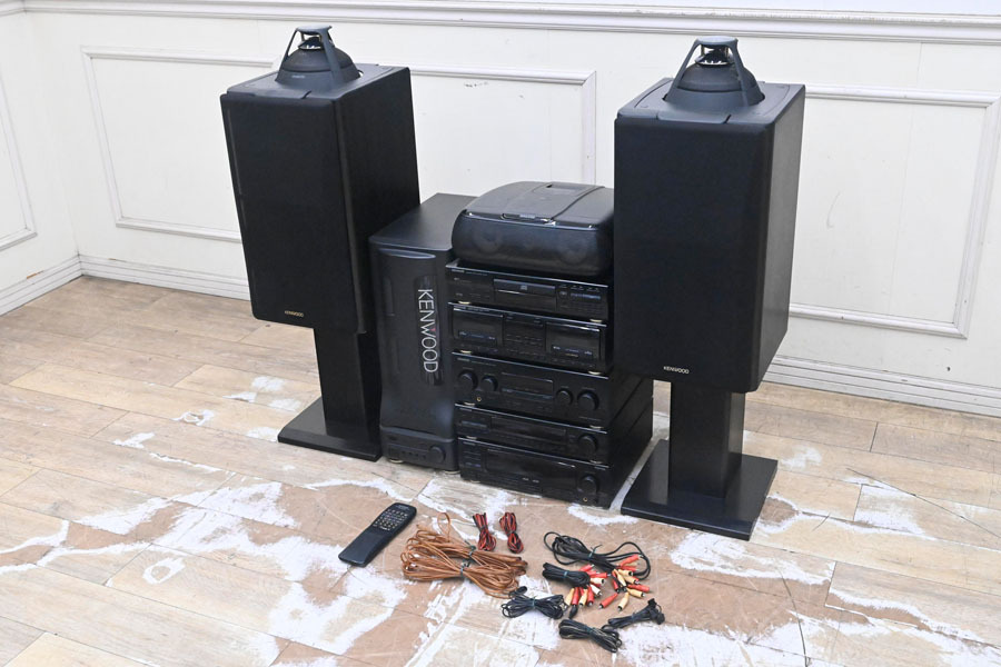 GD361 フルセット ケンウッド Kenwood CS-6/GE-970/X-87/DP-97/T-97/A-97/S-10M/OMNI-7/SR-600/SW-9 システムコンポ拍卖