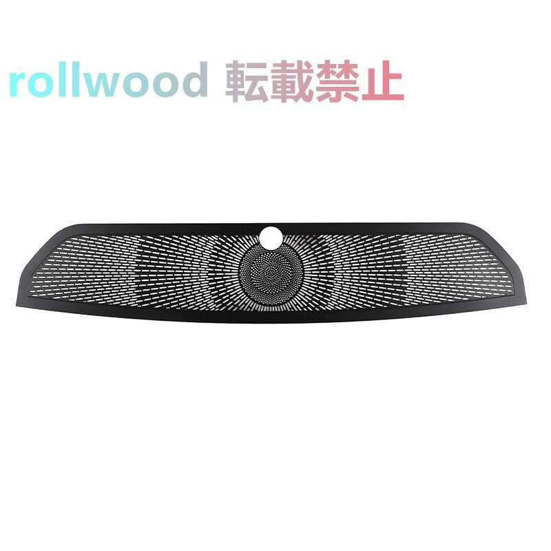 ランドローバー ディフェンダー 2020~2022年式対応 ダッシュボードエアベント用 防塵メッシュカバー 合金製 ブラック拍卖