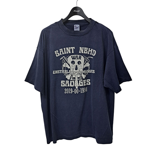 セントマイケル×ネイバーフッド SAINT MICHAEL×NEIGHBORHOOD 25SS STHD . SS TEE SAINT NBHD プリントTシャツ 8047000119815拍卖