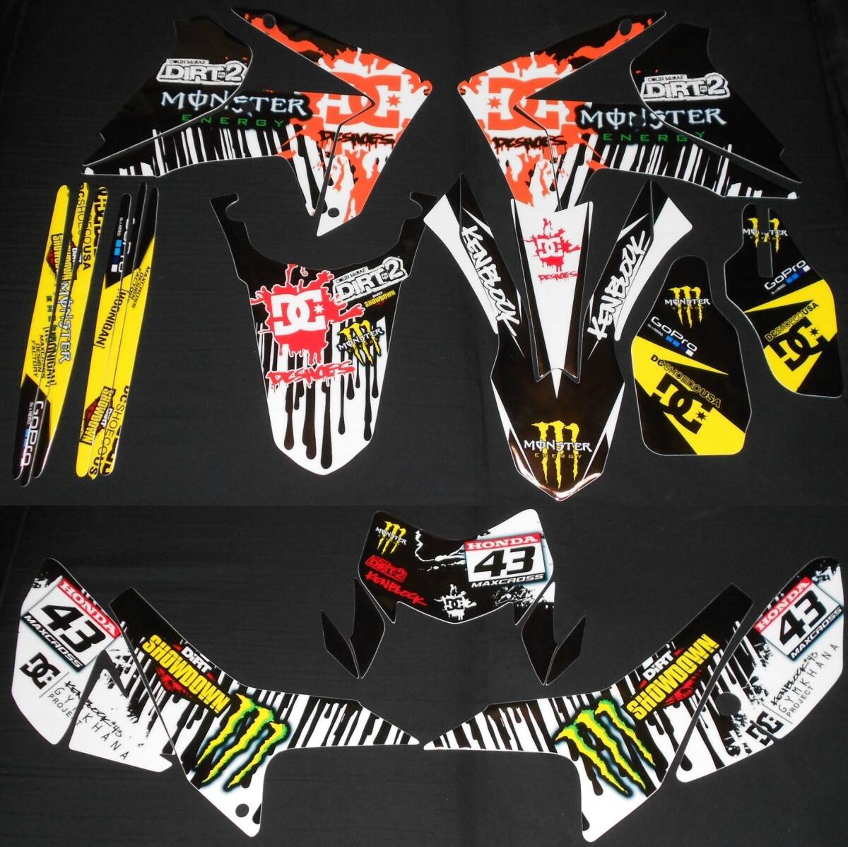 2012-2020 CRF250L CRF250M グラフィック デカール キット拍卖