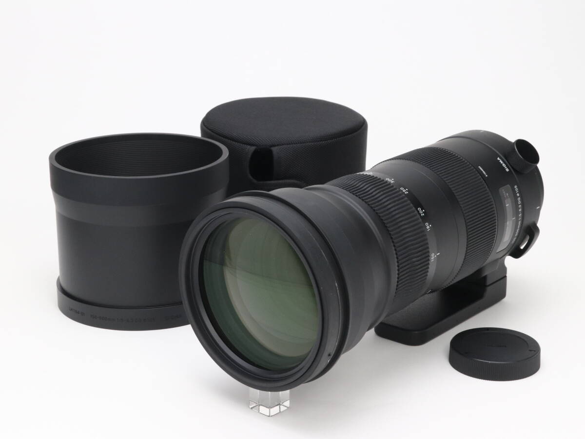 AB (良品) SIGMA シグマ 150-600mm F5-6.3 Sports DG OS HSM シグマSA用 ブラック 初期不良返品対応 66-115拍卖