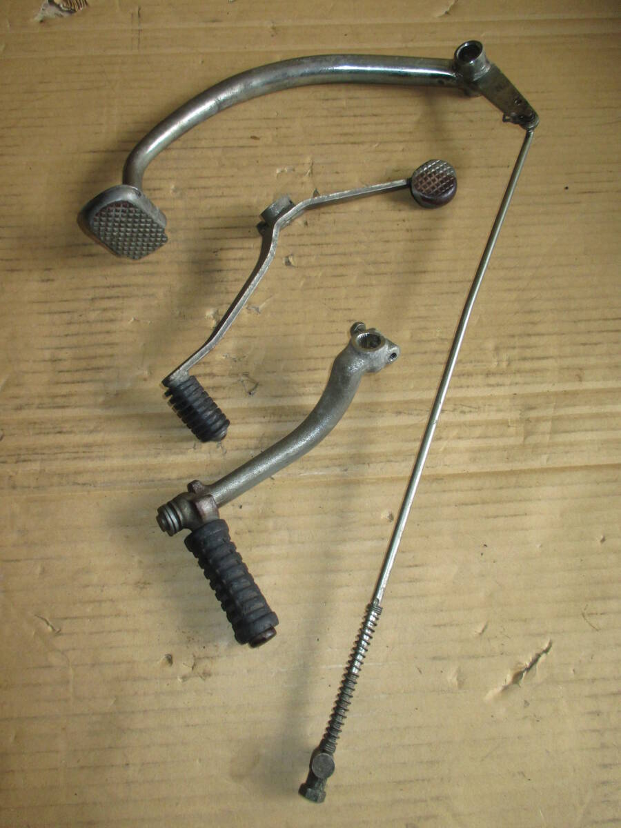 YAMAHA YB50 YB-1 F5B 純正 キックペダル シフトペダル リアブレーキペダル 検) ヤマハ YB1 FOUR 2ST 2スト キャブ車拍卖